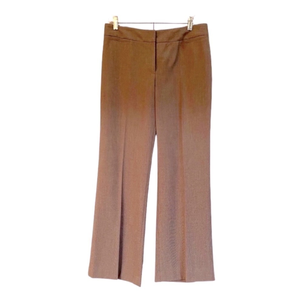 APT. 9, WOMENS TROUSERS. BROWN, COMFORTABLE STRETCH FABRIC WITH WIDE LEG. SIZE 8